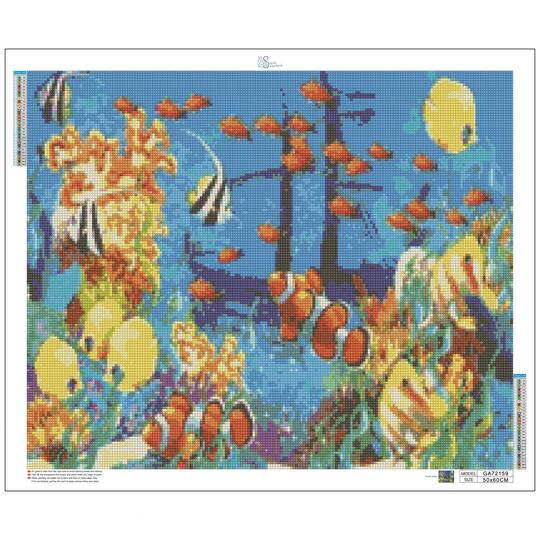 Sparkly Selections Beginner Sunken Ship and Fish Diamond Painting Kit